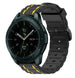 Bracelet sport á boucle Samsung Galaxy Watch 42mm (noir/jaune)