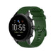 Bracelet silicone luxe Fossil Gen 5 (vert armée)