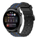 Bracelet sport boucle Huawei Watch 3 (Pro) (noir/bleu)