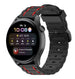 Huawei Watch 3 (Pro) Silicone Strap Tough (Black/Red)