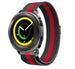 Bracelet milanais Samsung Gear Sport (noir/rouge)