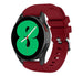 Bracelet silicone Samsung Galaxy Watch 4 40mm (bordeaux)