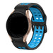 Samsung Galaxy Watch FE Squared Sport Strap (Black/Light Blue)
