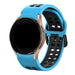 Bracelet sport carré Samsung Galaxy Watch 5 Pro (bleu clair/noir)