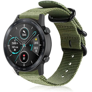 Bracelet nylon avec boucle Honor Magic Watch 2 (vert)
