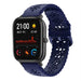 Bracelet silicone avec motif Amazfit GTS 3 (bleu foncé)