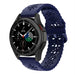 Bracelet silicone avec motif Samsung Galaxy Watch 4 Classic 42mm (bleu foncé)