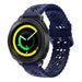 Bracelet silicone avec motif Samsung Gear Sport (bleu foncé)