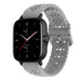 Bracelet silicone avec motif Amazfit GTS 2 (gris)