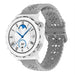 Bracelet silicone avec motif Huawei Watch GT 3 Pro 43mm (gris)