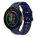 Bracelet silicone avec motif Polar Pacer (bleu foncé)