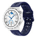 Bracelet silicone avec motif Huawei Watch GT 3 Pro 43mm (bleu foncé)