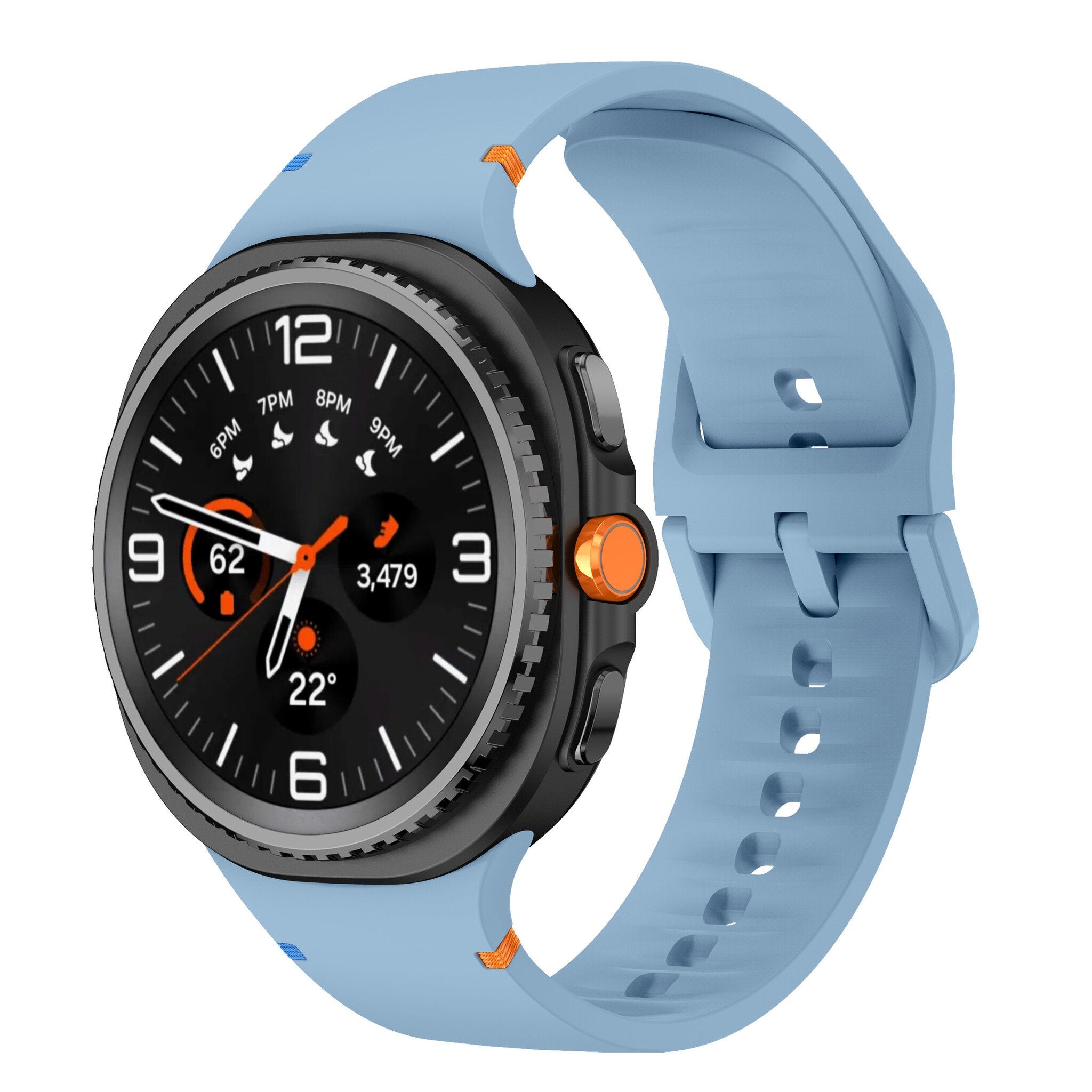 Samsung Galaxy Watch 9 - 40mm Silicone Strap (Blue)