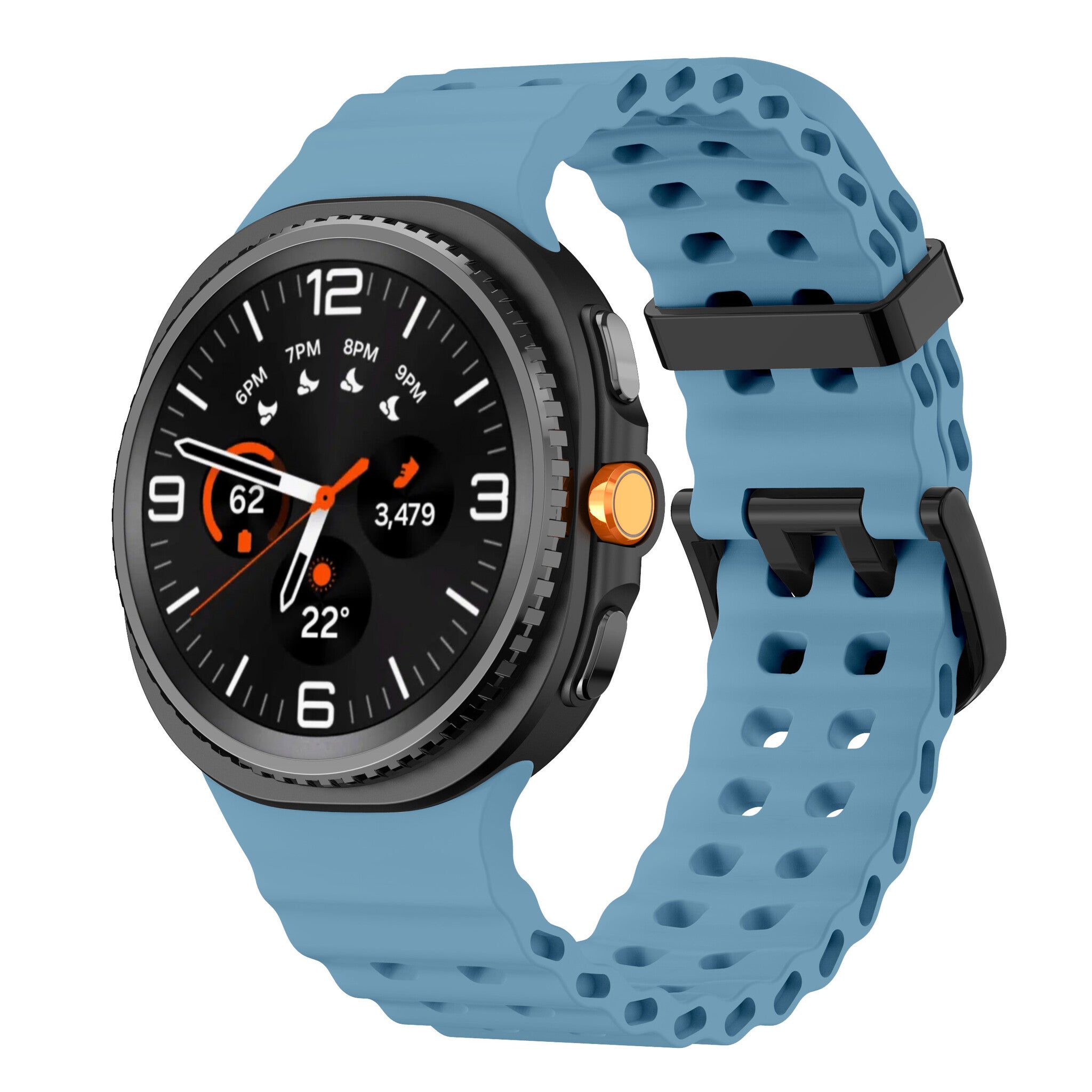 Bracelet Ocean Samsung Galaxy Watch 9 - 44mm (bleu mat)