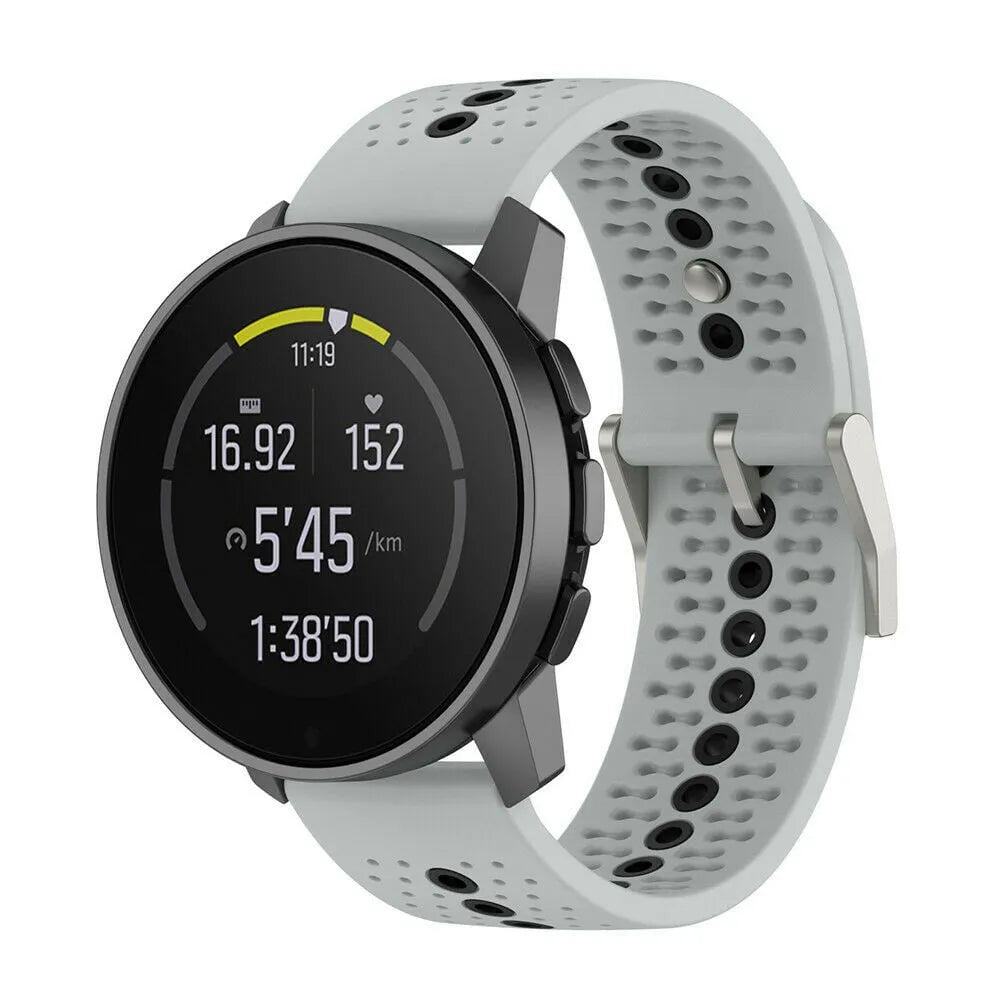Bracelet silicone Suunto Race (S) (gris/noir)