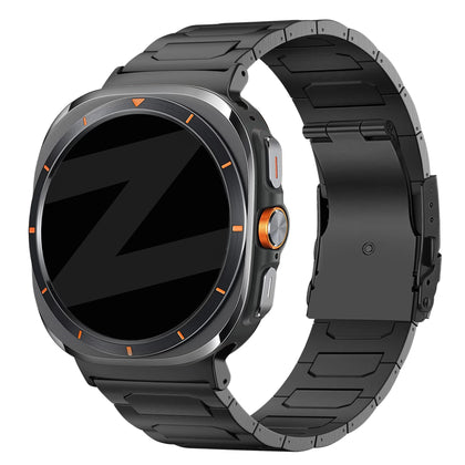 Bandz Bracelet titane 'Deluxe' Samsung Galaxy Watch Ultra 2 (noir)