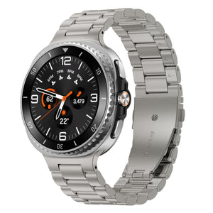 Bracelet acier Samsung Galaxy Watch 8 Classic (titane)