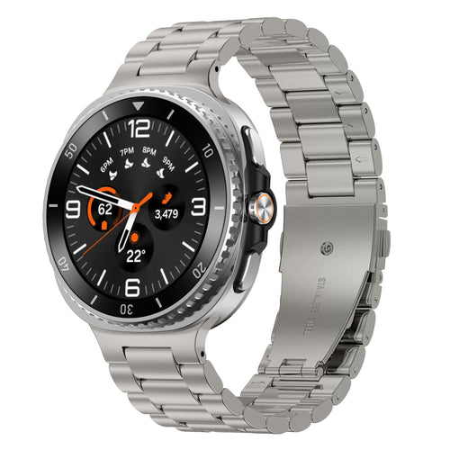 Bracelet acier Samsung Galaxy Watch 8 - 40mm (titane)