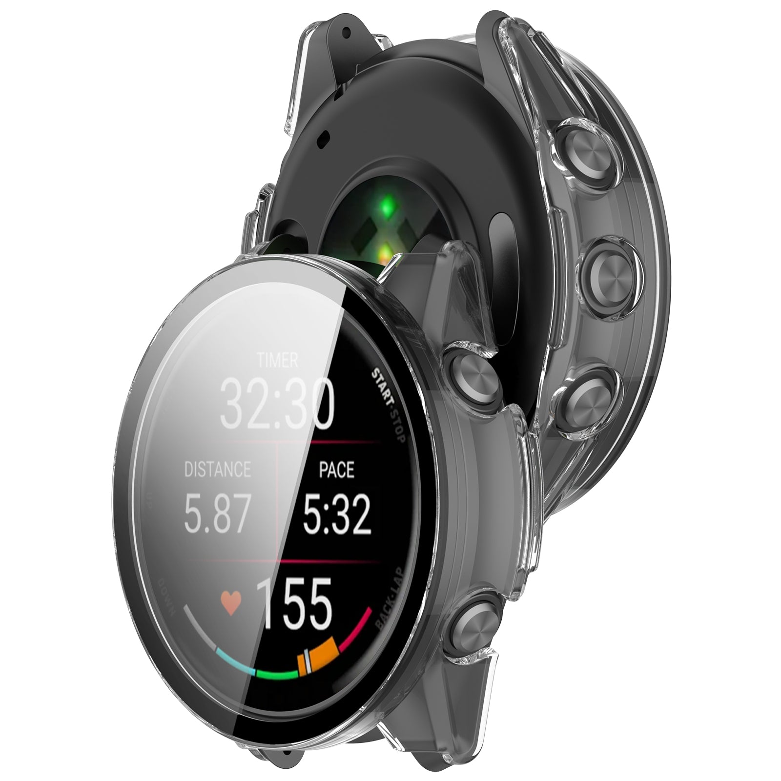 Garmin Forerunner 70 Protection d'écran rigide en verre (Transparent)