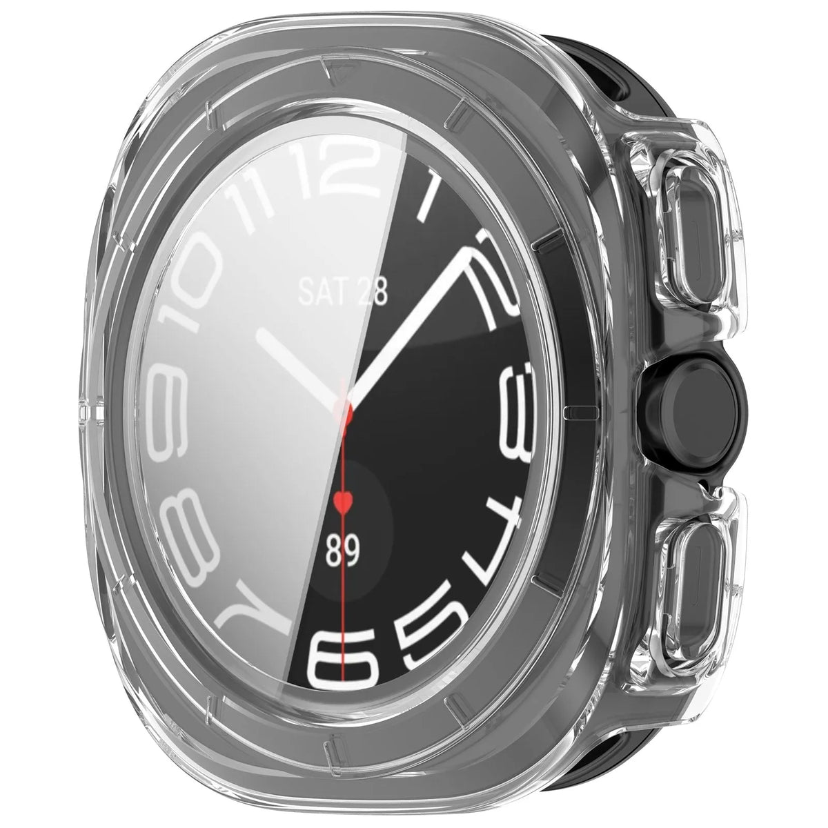 Samsung Galaxy Watch Ultra 2 PC Case with Glass (Transparent)