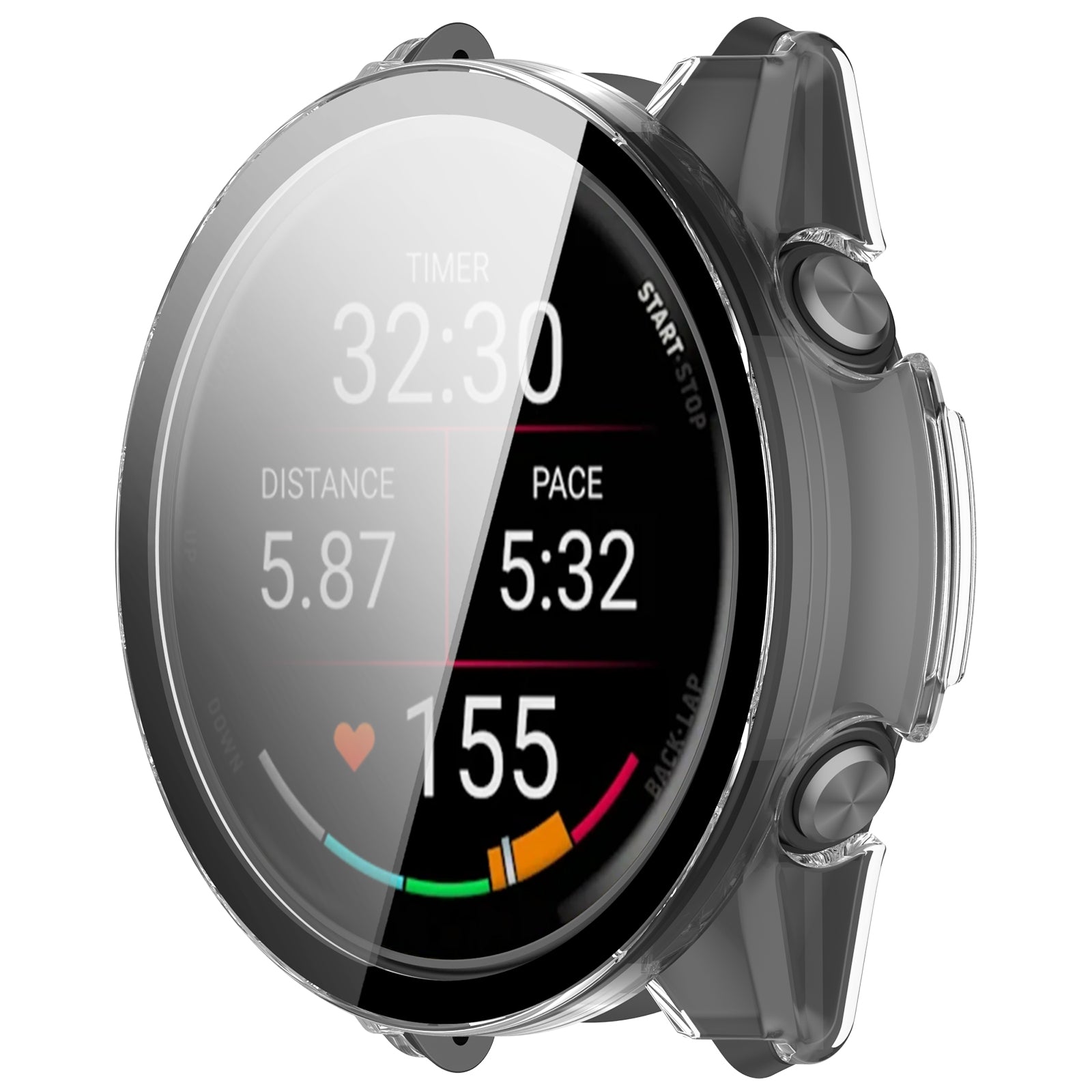 Garmin Forerunner 170 Protection d'écran rigide en verre (Transparent)