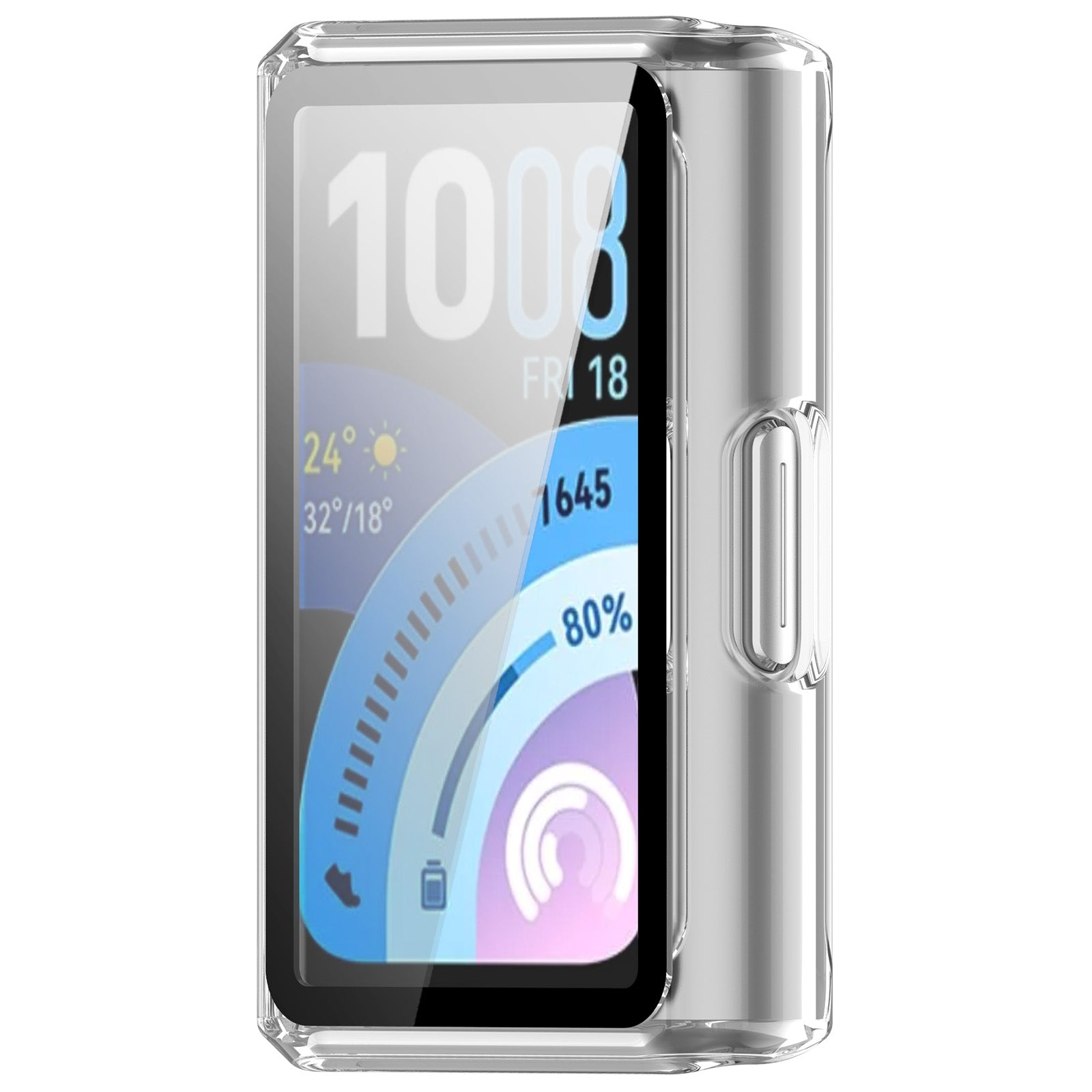 Coque Pro PC en verre Pro Huawei Band 11 (transparent)