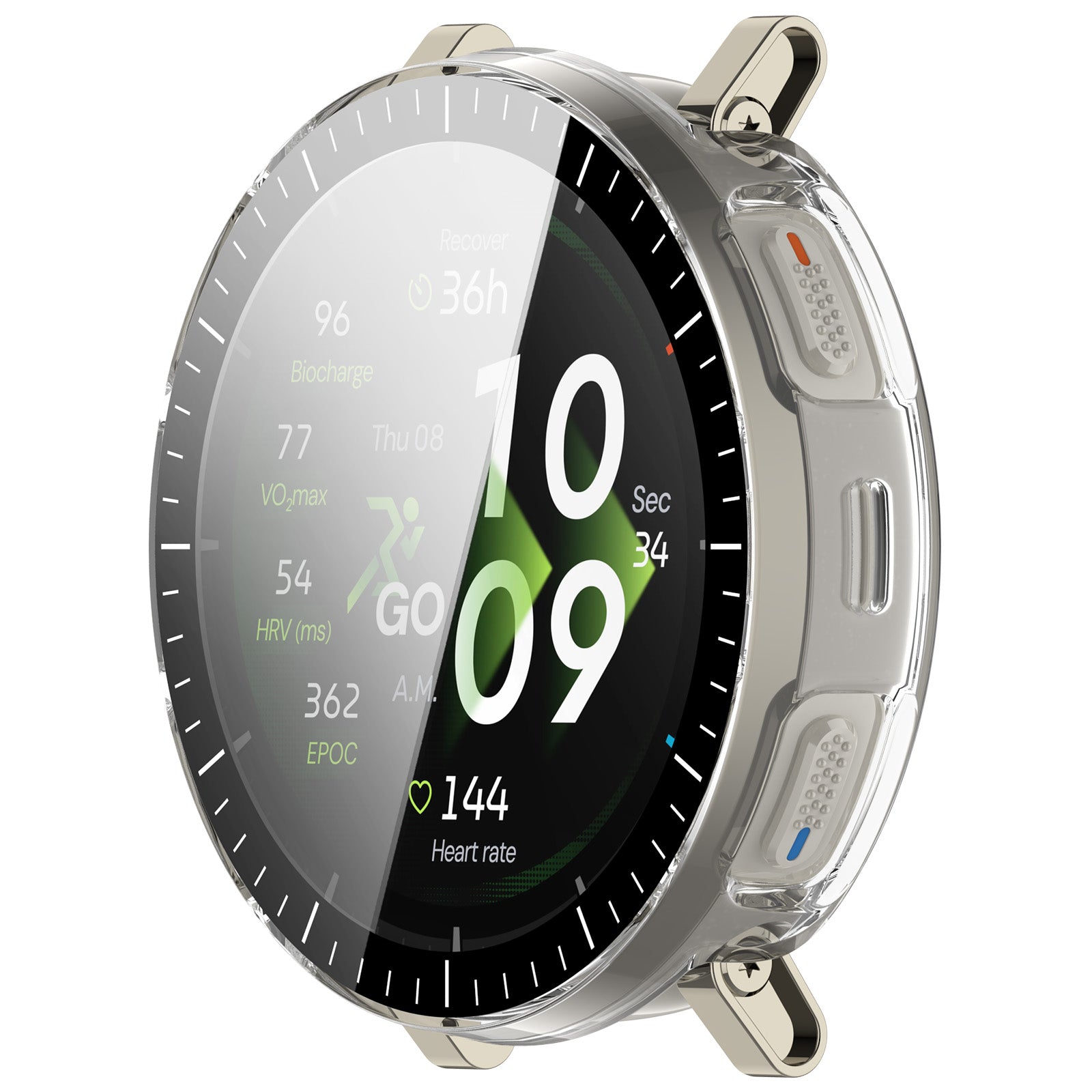 Coque PC en verre Amazfit Active 3 Premium (transparent)