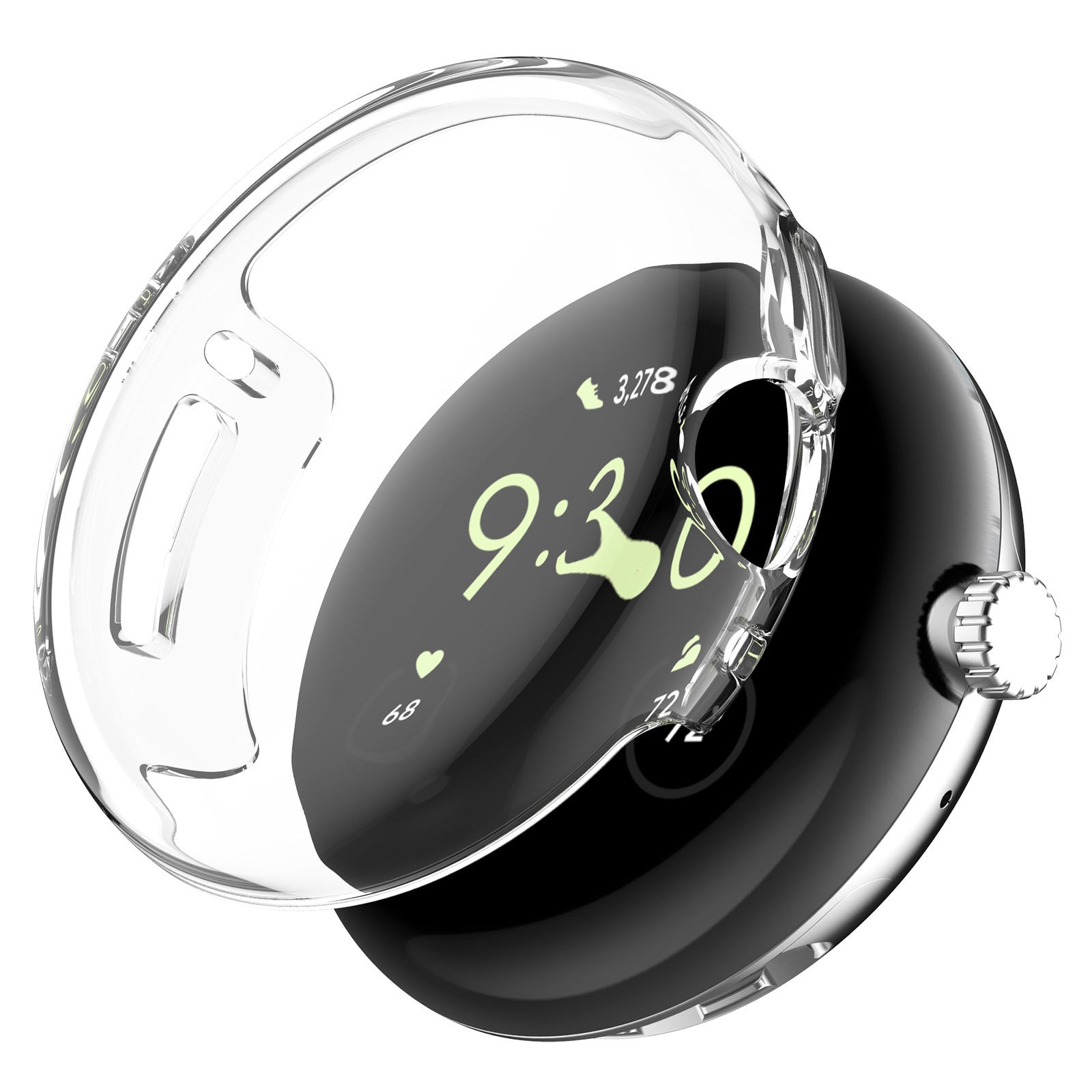 Coque TPU Google Pixel Watch 4 - 45mm (transparente)