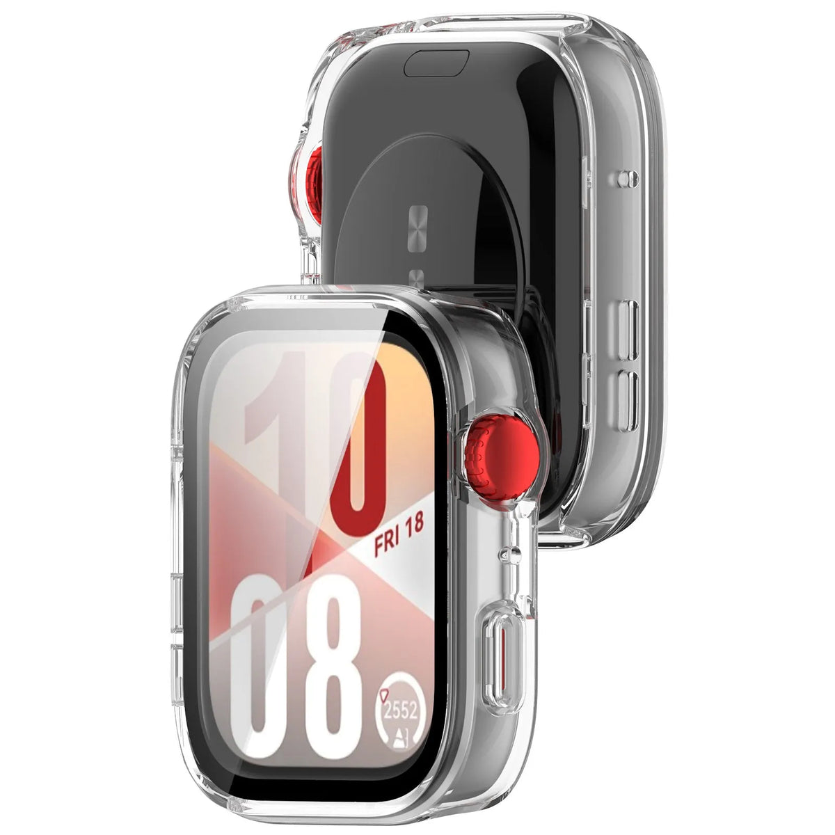 Huawei Watch Fit 4 Hard Case with Glass (Transparent)