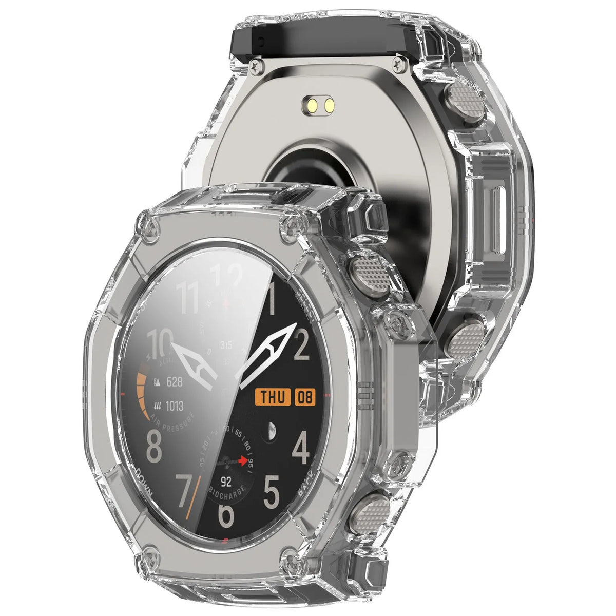 Coque PC en verre Amazfit T-Rex Ultra 2 (transparent)