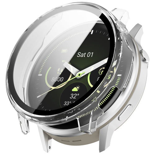 Coque dure avec verre Garmin Venu 4 - 45mm (transparente)