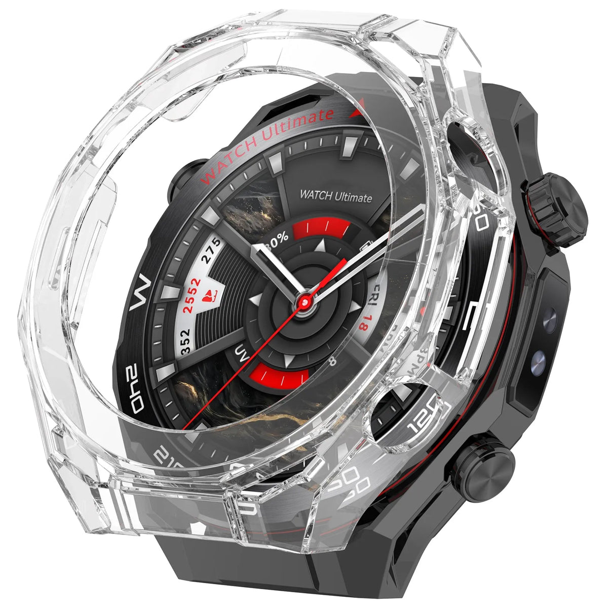 Huawei Watch Ultimate 2 PC Case with Glass (Transparent)