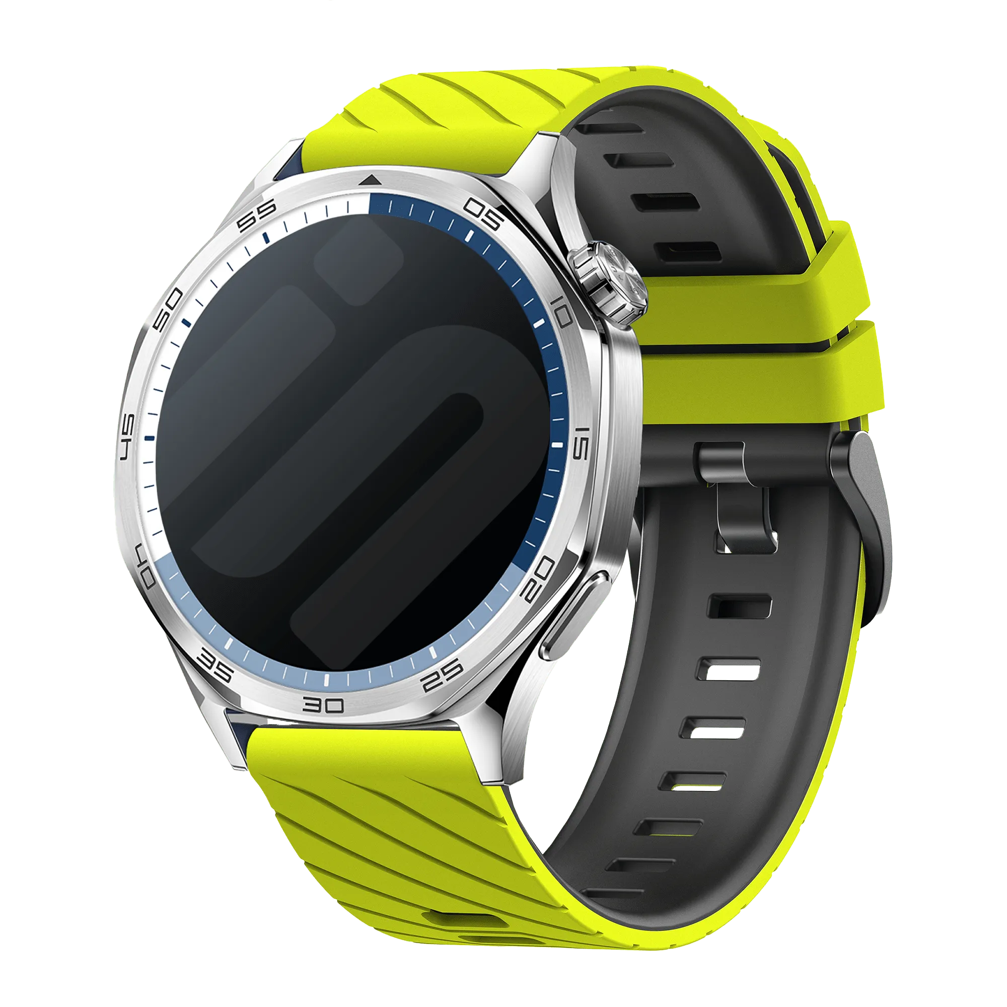 Fossil Gen 6 - 44mm Twill Sport Strap (Bright Yellow/Black)