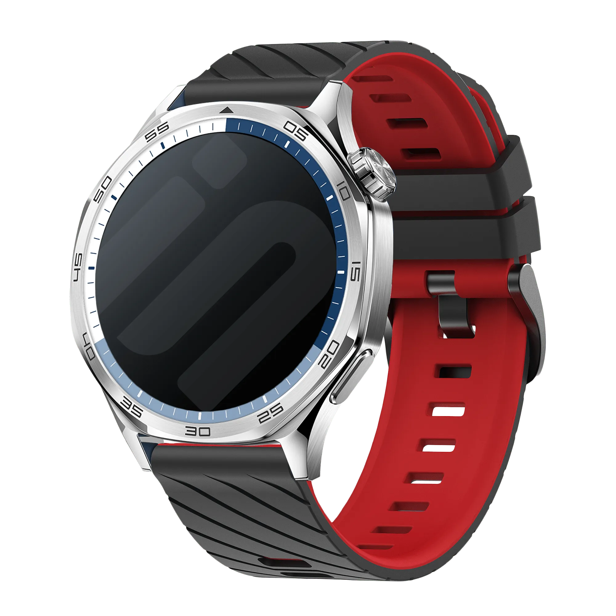 Bracelet sport tissé Polar Grit X2 Pro (noir/rouge)