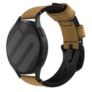 Bracelet cuir véritable Huawei Watch GT 7 - 41mm (marron)