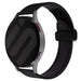 Bracelet cuir avec D-Buckle Samsung Galaxy Watch 3 45mm (noir)