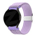 Bandz Garmin Venu SQ Woven Nylon Strap (Light Purple)