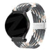Bandz Bracelet nylon tressé Samsung Gear Sport (noir melange)