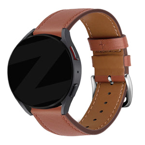 Bandz OnePlus Watch 3 Leather Strap 'Deluxe' (Brown)