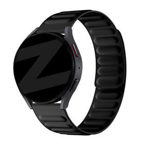 Bandz Bracelet magnétique fin tissé OnePlus Watch Lite (noir)