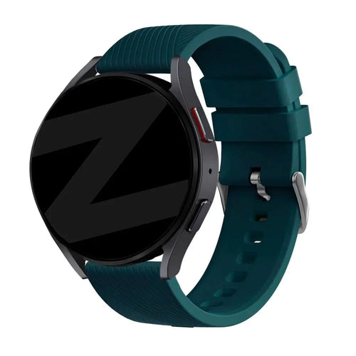 Bandz Bracelet silicone 'Deluxe' Oppo Watch X2 (vert foncé)