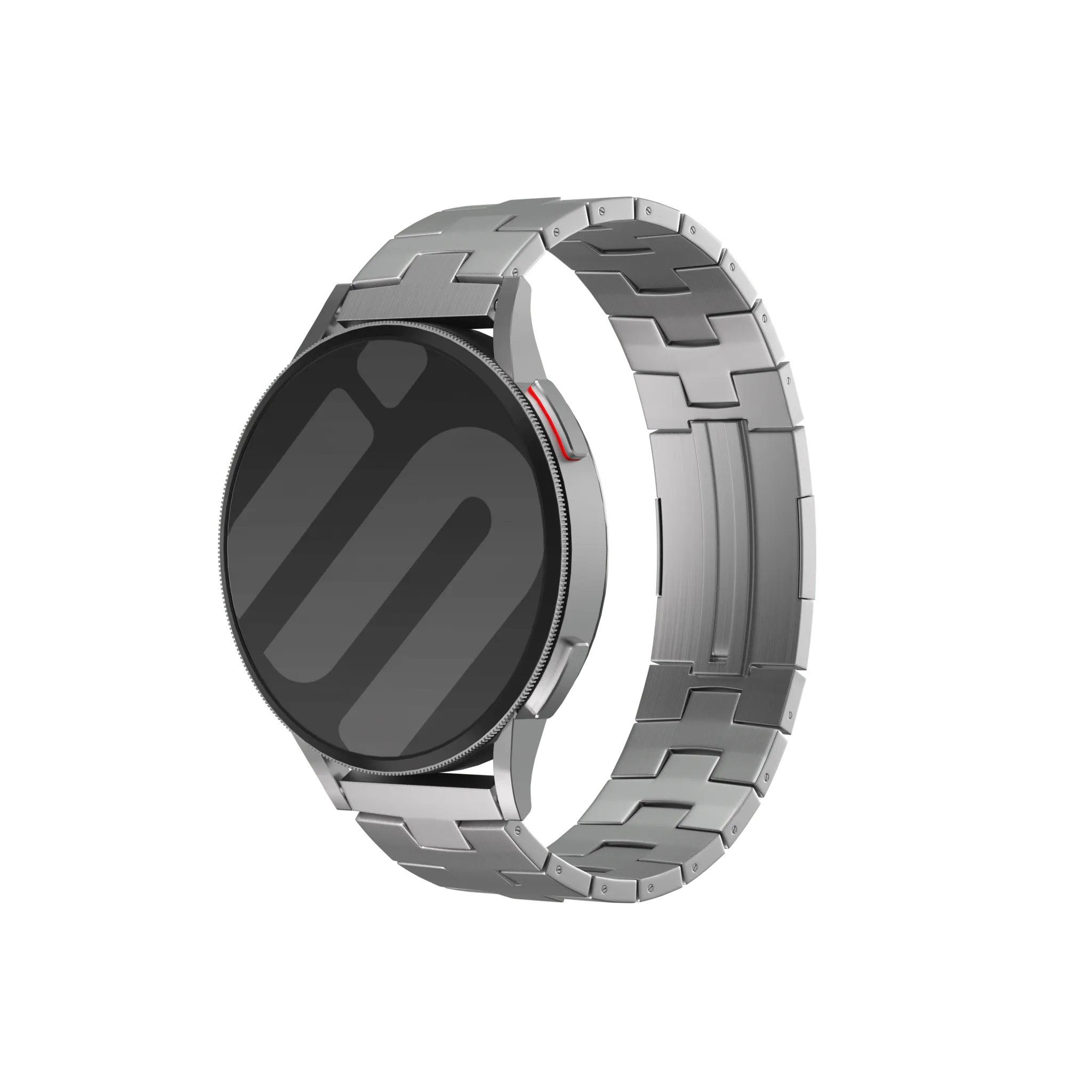 Oppo Watch X2 Titanium Grain Strap (Flat Closure) (Silver)