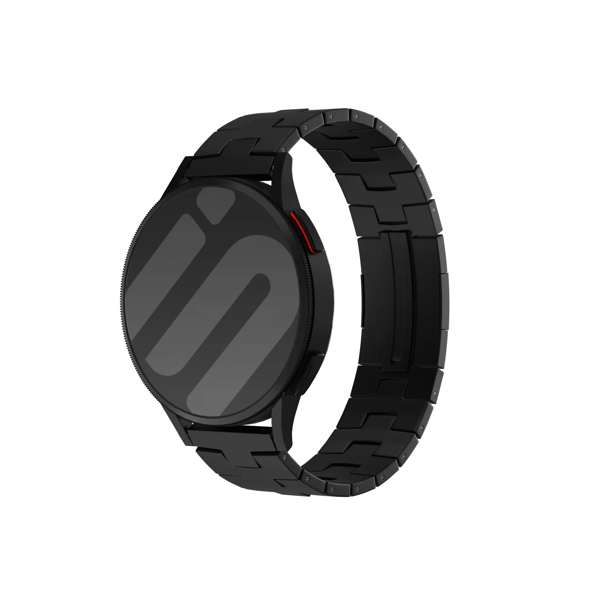 Suunto Race 2 Titanium Grain Strap (Flat Buckle) (Black)