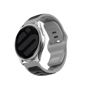 Withings Steel HR - 40mm Outdoor Duo Silicone Strap (Black/Grey)