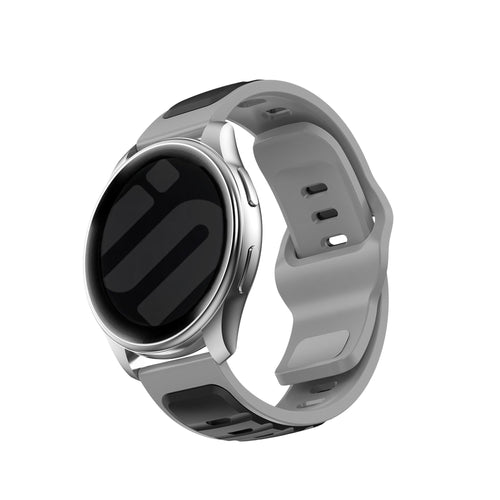 Withings Steel HR - 40mm Outdoor Duo Silicone Strap (Black/Grey)
