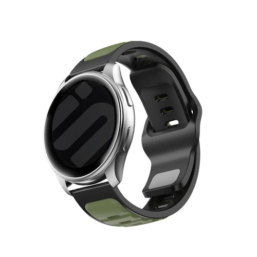 Amazfit GTR 4 Outdoor Duo Silicone Strap (Green/Black)