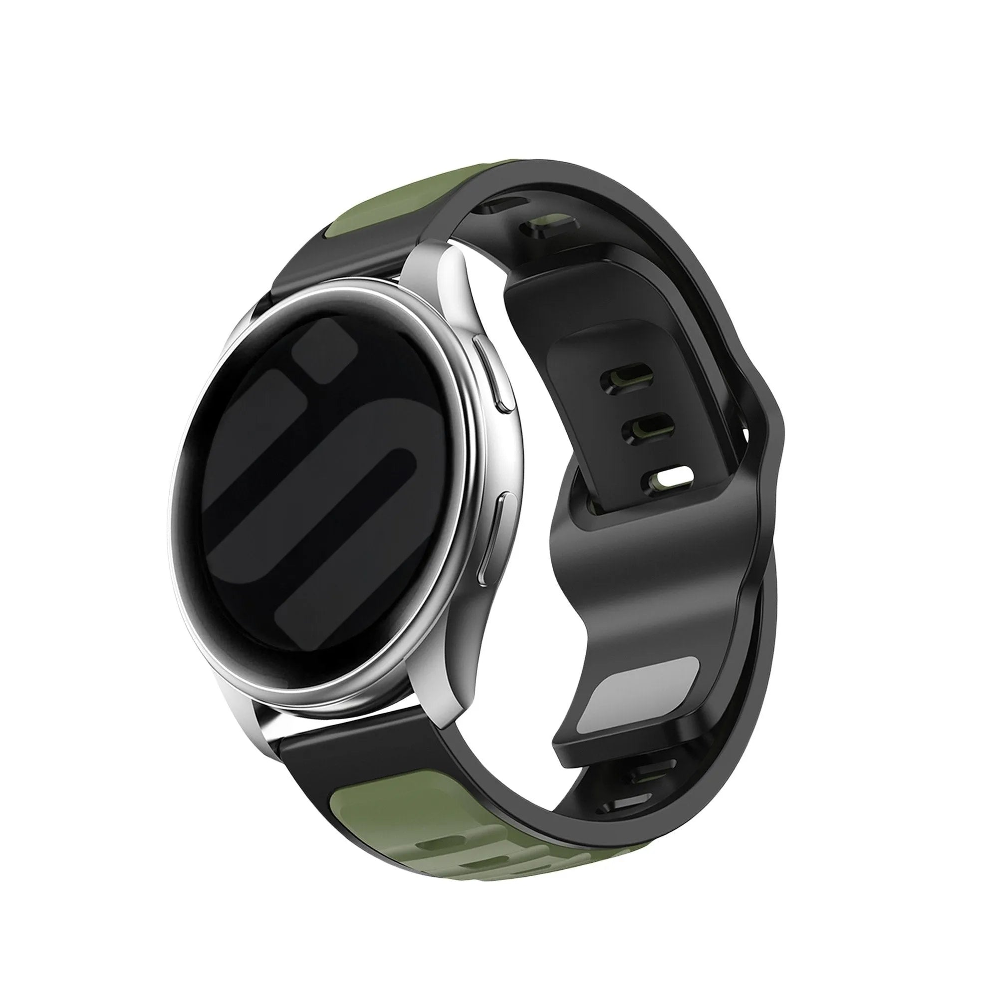 Bracelet silicone Outdoor 'Duo' Gard Pro Health Smartwatch 2+ (vert/noir)