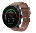 Bracelet silicone twill Polar Vantage M (marron café)