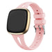 Bracelet silicone de luxe Fitbit Versa 4 (rose)