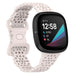 Bracelet silicone avec motif Fitbit Sense (sable rose)